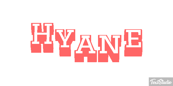 Hyäne Texteffekt