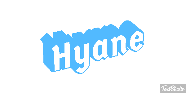 Hyäne Texteffekt