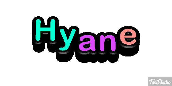 Hyäne Texteffekt
