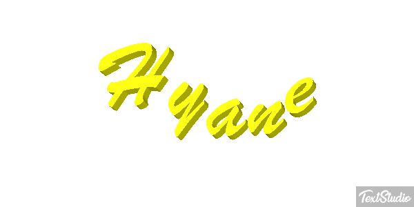 Hyäne Texteffekt