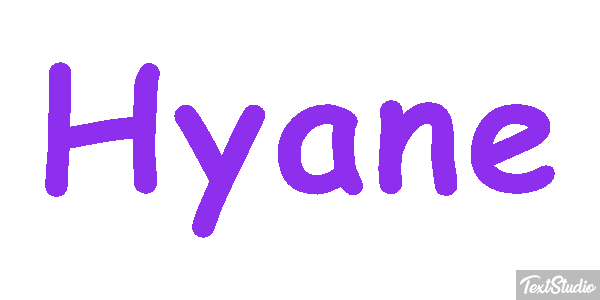 Hyäne Texteffekt