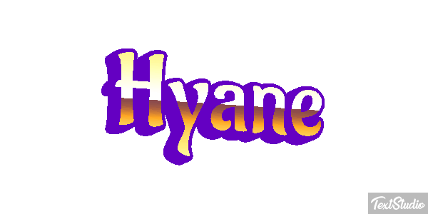 Hyäne Texteffekt