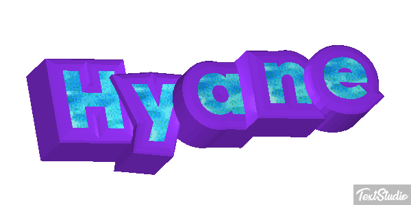 Hyäne Texteffekt