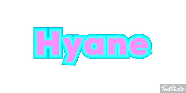 Hyäne Texteffekt