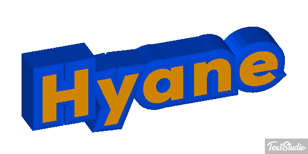Hyäne Texteffekt