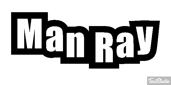 Man Ray Text effect