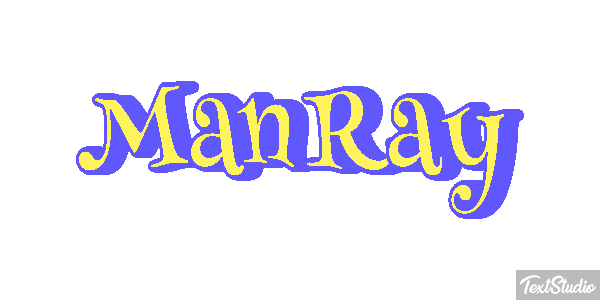 Man Ray Text effect