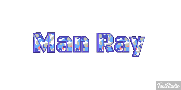 Man Ray Text effect