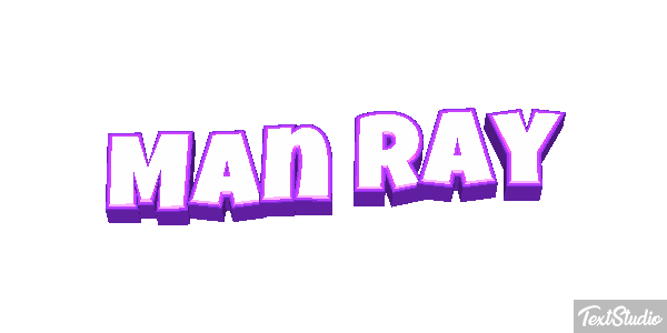 Man Ray Text effect