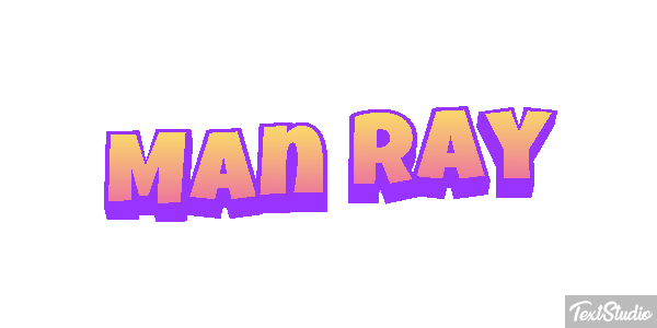 Man Ray Text effect