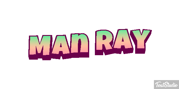 Man Ray Text effect