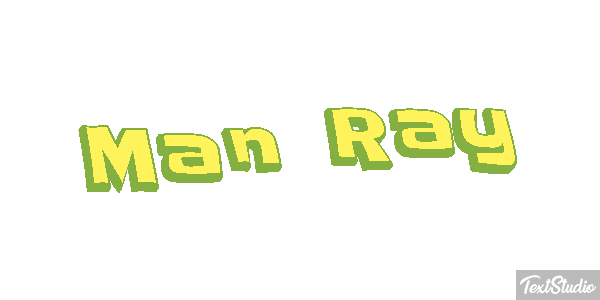 Man Ray Text effect