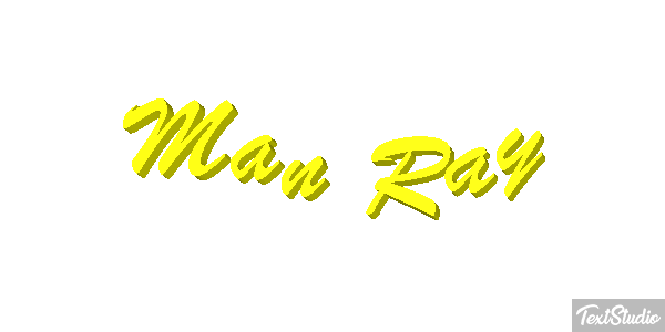 Man Ray Text effect