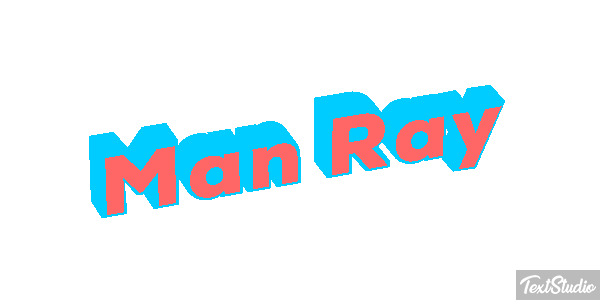 Man Ray Text effect