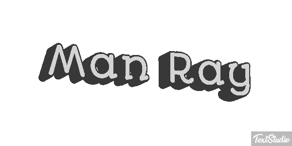 Man Ray Text effect