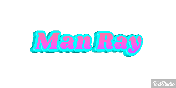 Man Ray Text effect