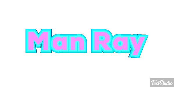 Man Ray Text effect