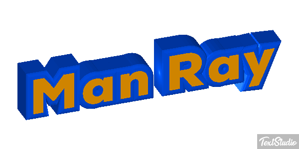 Man Ray Text effect