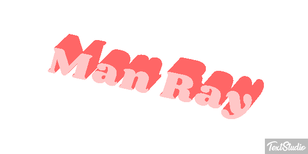 Man Ray Text effect