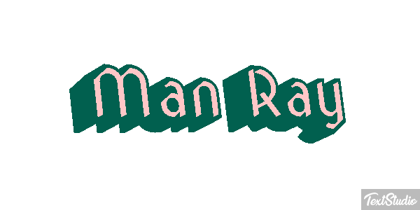 Man Ray Text effect