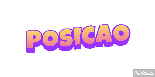 Posição Efeito do texto