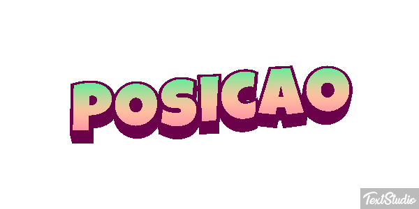 Posição Efeito do texto
