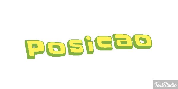 Posição Efeito do texto