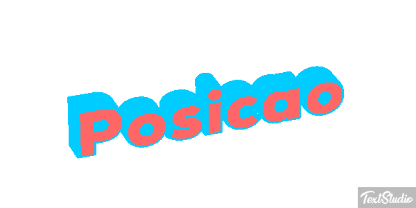 Posição Efeito do texto
