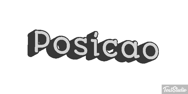 Posição Efeito do texto
