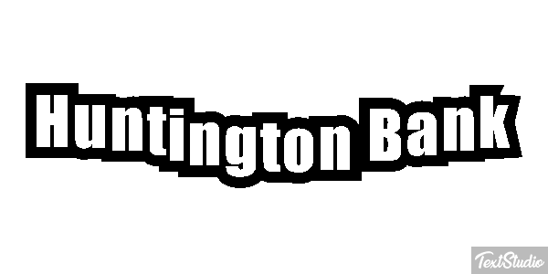 Huntington Bank Tekst effect