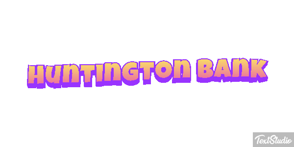Huntington Bank Tekst effect