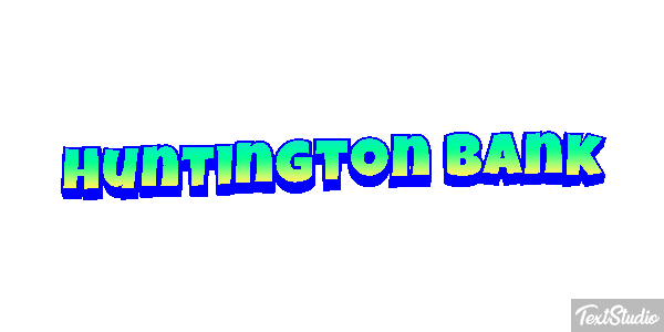 Huntington Bank Tekst effect