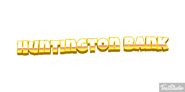Huntington Bank Tekst effect