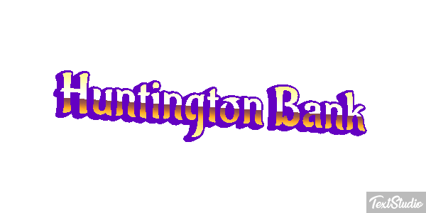 Huntington Bank Tekst effect