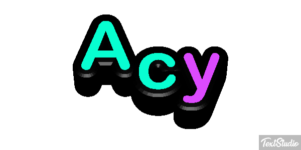 Acy Efecto de texto