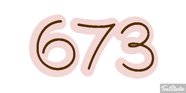 673 Texteffekt