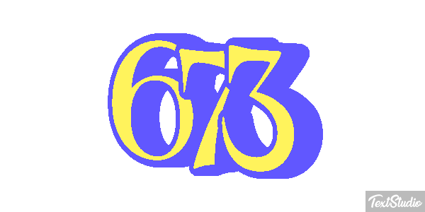 673 Texteffekt