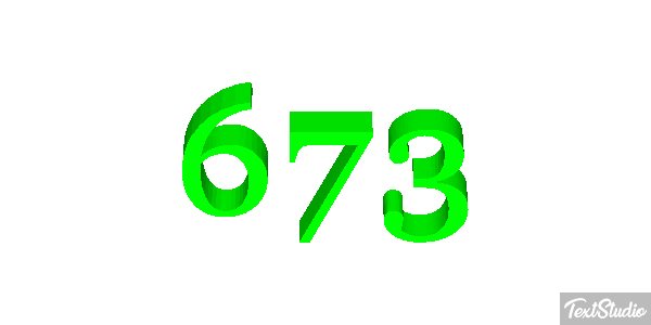 673 Texteffekt