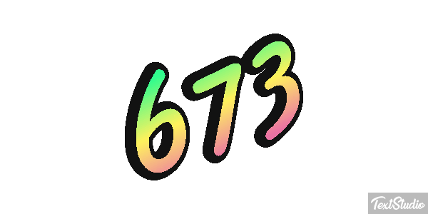 673 Texteffekt
