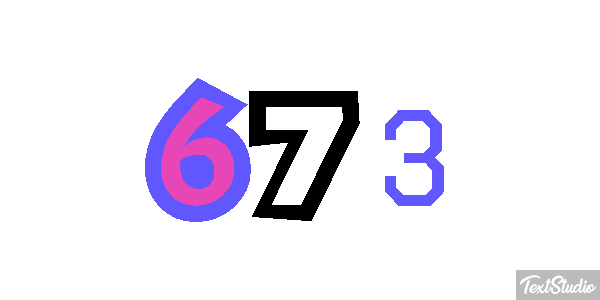 673 Texteffekt