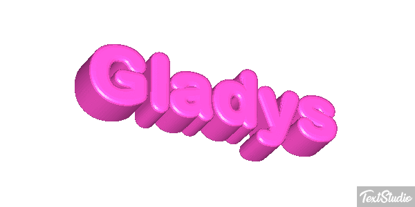 Gladys Tekst effect
