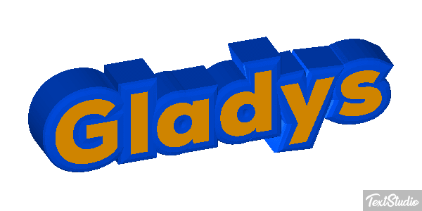 Gladys Tekst effect