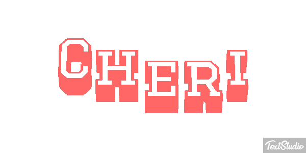 Chéri Text effect