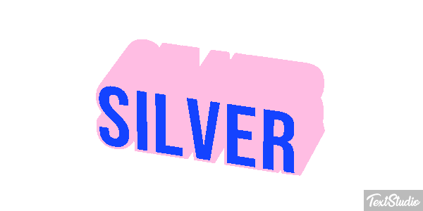Silver Text effect