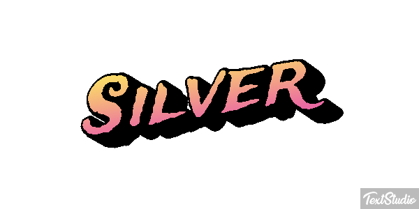 Silver Text effect