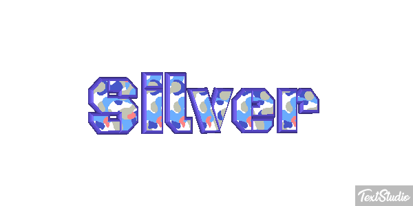 Silver Text effect