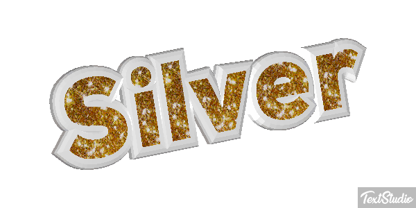 Silver Text effect