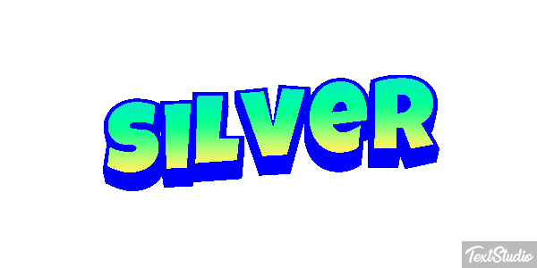 Silver Text effect