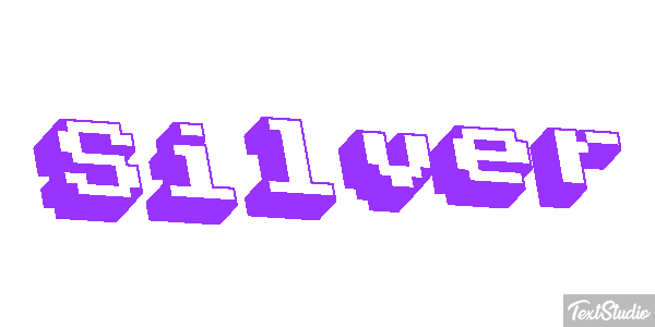 Silver Text effect