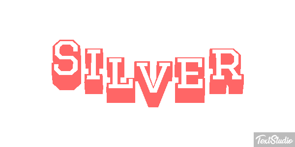 Silver Text effect